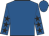Royal blue, black stars on sleeves