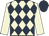 Beige and Dark Blue diamonds, Beige sleeves, Dark Blue cap