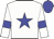 White, blue star, armlets and cap