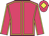 Rose body, yellow seams, rose arms, yellow seams, rose cap, yellow diamond