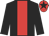 Black, red stripe, red cap, black star
