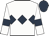 White, dark blue triple diamond, armlets and cap