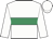 White, emerald green hoop