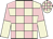 Beige & pink check, halved sleeves, check cap
