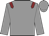 Grey, maroon epaulettes, grey cap