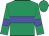 Emerald green, blue hoop and armlets