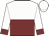 white and maroon halved horizontally, white sleeves, maroon cuffs, white cap, maroon spot