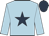 light blue, dark blue star and cap
