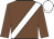 Chocolate, White sash and cap