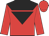 Red, black yoke, black inverted triangle