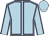 Light blue, purple seams, light blue cap