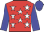 Red, White stars, Blue sleeves and cap