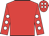 Red, white spots on sleeves, white spots on cap