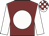 Maroon, white disc & sleeves, white & maroon check cap