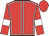 Red, white seams and armlet, red cap