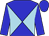 Big-blue body, blue-light diabolo, big-blue arms, blue-light cap