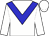 white, blue chevron