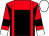 black, red yoke, red braces, red sleeves, black armlets, white cuffs, white cap