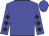 Blue body, blue arms, black diamonds, blue cap