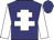 Navy, white cross of lorraine and sleeves