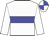 White body, big-blue hoop, white arms, white cap, big-blue quartered