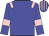 blue, pink epaulettes and armbands, striped cap