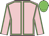 pink, green seams, green cap
