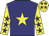 navy, yellow star, yellow sleeves, navy stars, yellow cap, yellow stars