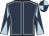 Dark blue, light blue seams, diabolo on sleeves, quartered cap