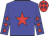 Blue, Red star, Blue sleeves, Red stars, Red cap, Blue stars