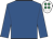 Royal blue, white cap, emerald green spots