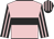 Pink, black hoop, black & pink striped sleeves & cap