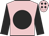 Pink, black disc & sleeves, black diamonds on cap