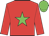 red, green star, green cap