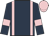 Dark Blue, Pink braces, armlets and cap