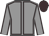 Grey, brown seams, brown cap