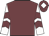 Garnet body, white arms, garnet chevrons, garnet cap, white diamond