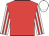 Red body, white arms, red striped, white cap