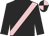 Black, pink sash, quartered cap