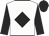 White, black diamond, black sleeves and cap