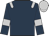 dark blue, silver epaulets and armlets, silver cap
