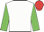 White, Green sleeves, red cap