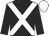 Black, white cross belts, white cap