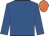 royal blue, orange cap