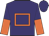 Purple, orange hollow box, halved sleeves