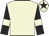 Beige, black sleeves, beige armlets, beige cap, black star