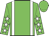 Green body, white braces, green arms, white stars, green cap