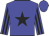 Blue body, black star, blue arms, black striped, blue cap