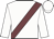 White, garnet sash