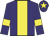 Purple, yellow panel, yellow armlet, yellow star on cap